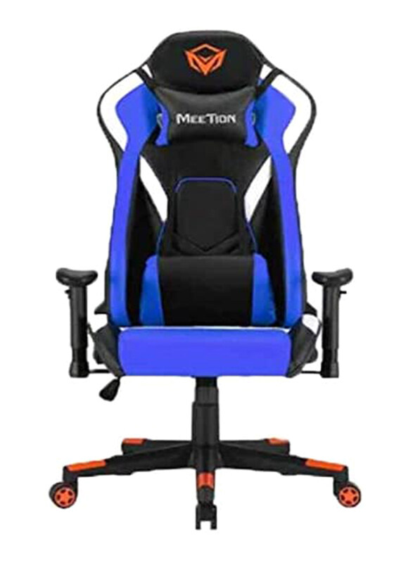 

Meetion CHR22 E-Sport Adjustable Handrail and Scalable Foot Rest Gaming Chair, Black/Blue