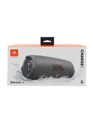JBL Charge 5 IP67 Waterproof Portable Bluetooth Speaker, Grey