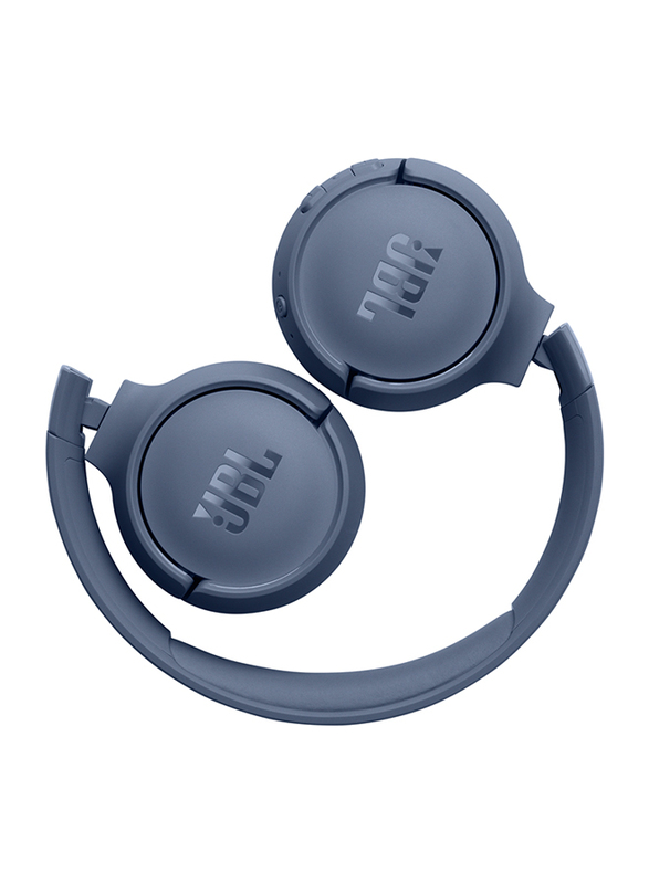JBL Tune 520BT Wireless On-Ear Headphones with Mic, Blue