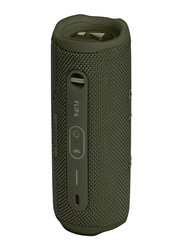 JBL Flip 6 Portable IP67 Waterproof Speaker, Green