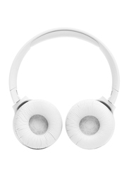 JBL Tune 520BT Wireless On-Ear Headphones with Mic, White