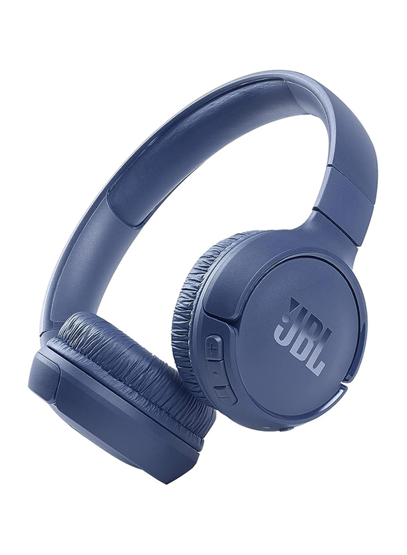 JBL Tune 510BT Wireless On-Ear Headphones with Mic, Blue