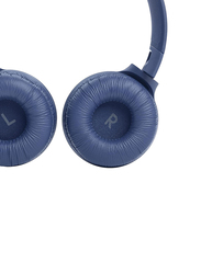 JBL Tune 510BT Wireless On-Ear Headphones with Mic, Blue
