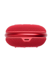 JBL Clip 4 IP67 Water Resistant Portable Mini Bluetooth Speaker, Red