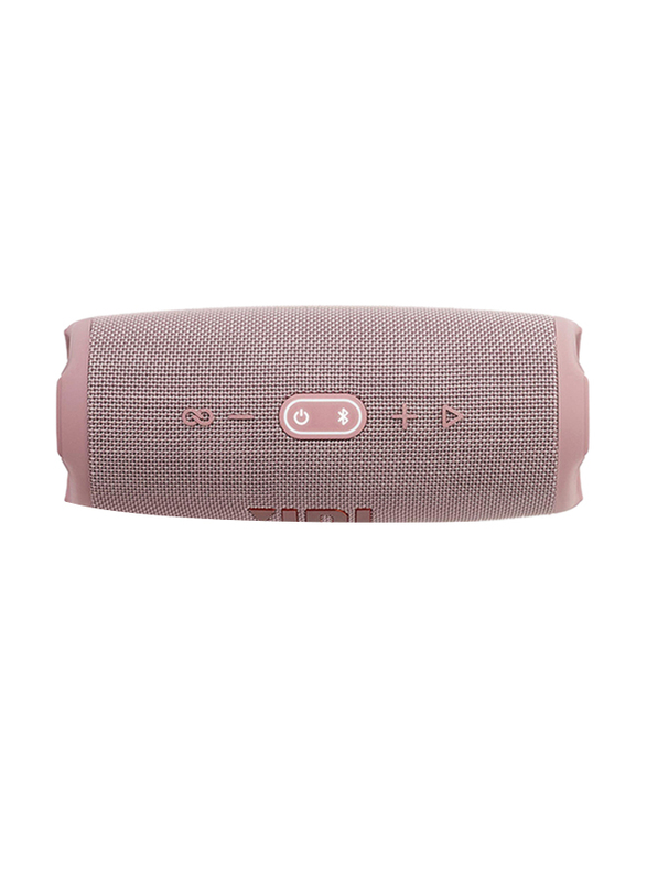 JBL Charge 5 IP67 Waterproof Portable Bluetooth Speaker, Pink