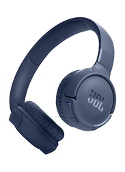 JBL Tune 520BT Wireless On-Ear Headphones with Mic, Blue