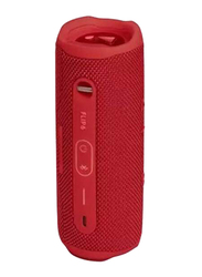 JBL Flip 6 Portable IP67 Waterproof Speaker, Red