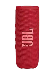 JBL Flip 6 Portable IP67 Waterproof Speaker, Red