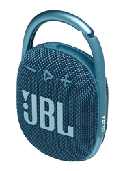 JBL Clip 4 IP67 Water Resistant Portable Mini Bluetooth Speaker, Blue