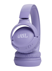 JBL Tune 520BT Wireless On-Ear Headphones with Mic, Purple