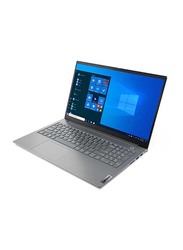 Lenovo Think Book 15 Laptop, 15.6" FHD Display, Intel Core i7 11th Gen 4.7GHz, 1TB HDD, 8GB RAM, Integrated Intel Iris Xe Graphics, EN KB, Dos, Mineral Grey