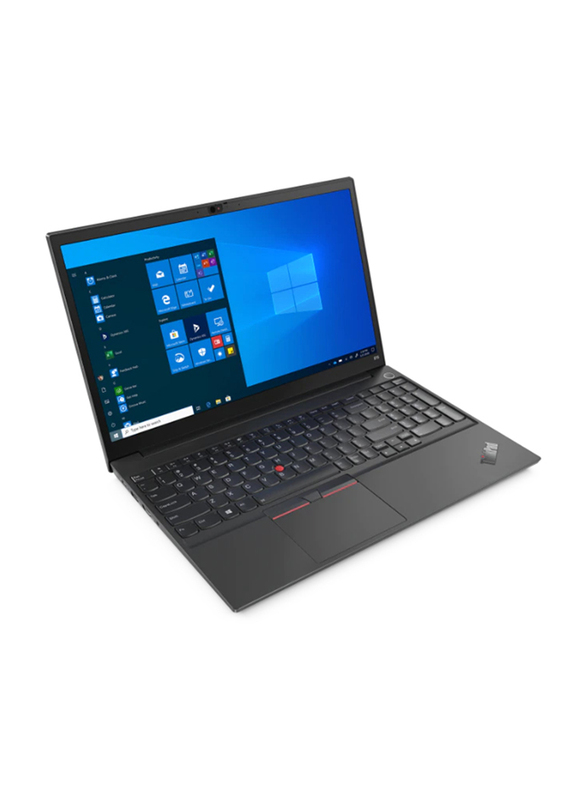Lenovo ThinkPad E15 Laptop, 15.6" FHD Display, Intel Core i5-1135G7 11th Gen 2.40GHz, 512GB SSD, 8GB RAM, 2GB Nvidia Geforce MX350 Graphics, EN KB, Dos, 20TD006FUE, Black