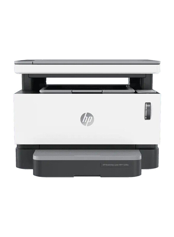 

HP Neverstop Laser MFP 1200W 4RY23A All-in-One Printer, White/Black