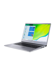 Acer Swift 3 SF314-59-53LT Laptop, 14" FHD Display, Intel Core i5-1135G7 11th Gen 2.40GHz, 512GB SSD, 8GB RAM, Intel Iris Xe Graphics, EN KB, Windows 10 Home, NX.A0NEM.004, Silver