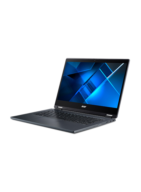 Acer Travel Mate Spin P4 Laptop, 14" FHD Display, Intel Core i5 1135G7 11th Gen, 256GB SSD, 8GB RAM, Intel Iris Xe Graphics, EN KB, Windows 10 Pro, NX.VP4EM.005, Black