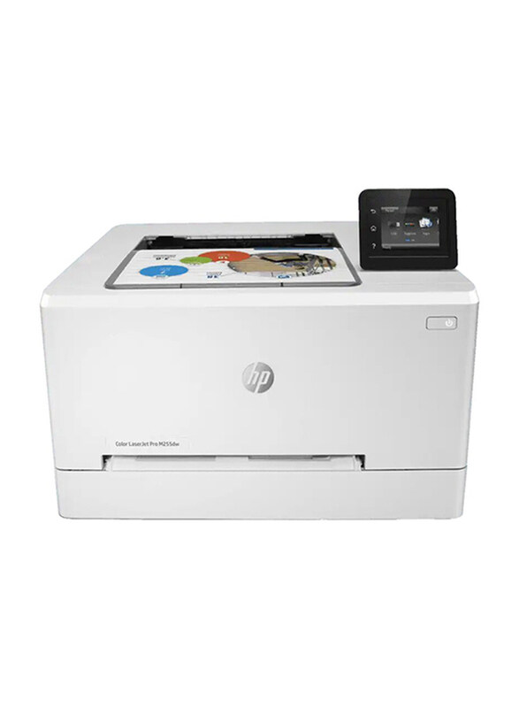 

HP Color LaserJet Pro M255dw 7KW64A Wireless Laser Printer, White