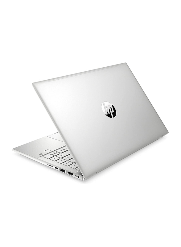 HP 14 DV0002NE Laptop, 14" FHD Display, Intel Core i7 11th Gen, 1 TB SSD, 16GB RAM, NVIDIA GeForce MX450 Graphics, EN KB, Windows 10, Silver
