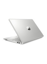 HP Laptop, 15.6" FHD Display, Intel Core i7 11th Gen 2.80GHz, 512GB SSD, 16GB RAM, Intel Iris Xe Graphics, EN/AR KB, Shared Windows 11 Home, 15DW-3145 593B1EA, Silver