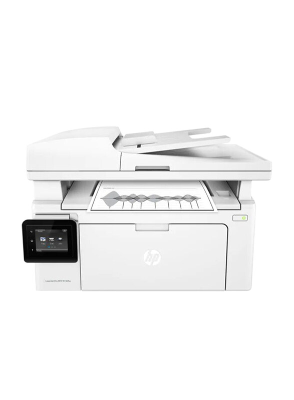 

HP LaserJet Pro MFP M130FW G3Q60A All-in-One Wireless Printer, White