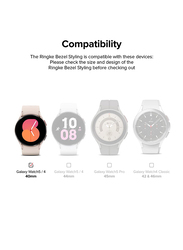 Ringke Bezel Styling Case for Samsung Galaxy Watch 5/4 02 40mm, Clear