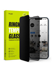 Ringke Apple iPhone 14 Plus/13 Pro Max Privacy Mobile Phone Tempered Glass Screen Protector, Black