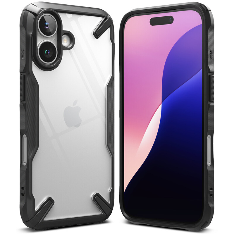 

Ringke - iPhone 16 Plus Case Cover , Fusion X Series , Black