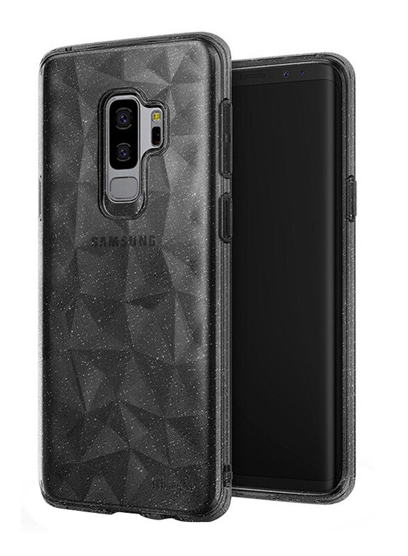 

Rearth Ringke Samsung Galaxy S9 Air Prism 3D Design Flexible TPU Mobile Phone Case Cover, Grey