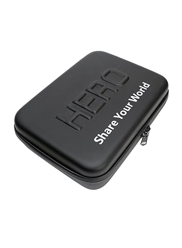 GoPro Hero5 Hero4 Hero3 SJCAM Camera Waterproof Travel Storage Shockproof Carry Case Bag, Medium, Black