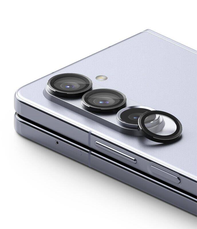 

Ringke Camera Lens Frame Glass Protector Compatible with Samsung Galaxy Z Fold 5 (2023), Anti-Fingerprint Camera Lens Tempered Glass Covers and Alumin