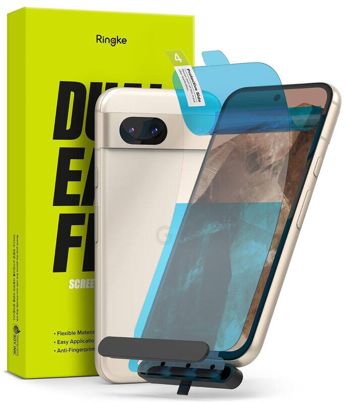 

Ringke - Google Pixel 8a Screen Protector Dual Easy Film 2 Pack, W Installation Jig