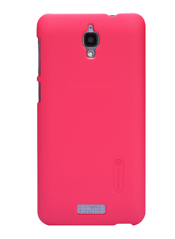 

Nillkin Lenovo S660 Frosted Hard Shield Mobile Phone Case Cover, with Screen Protector, Red