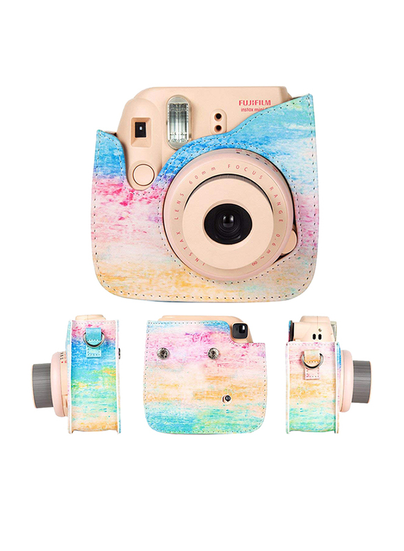 Ozone Fujifilm Instax Mini 9/ 8+/8 Camera 9 in 1 Accessories Bundle Kit, Rainbow Mist