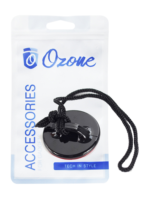Ozone GoPro Hero 7/6/4/5 SJCAM Yi Buckle Tether Keeper Cable Adapter, Black