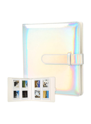 O Ozone 256 Pockets Polaroid Book Photo Album for Fujifilm Instax Mini 11 90 70 9 8+ 8 LiPlay Instant Camera, Silver