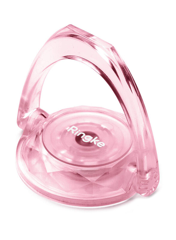 

N/a Ringke Trendy Design Plastic Mobile Phone Prism Ring Holder, Pink
