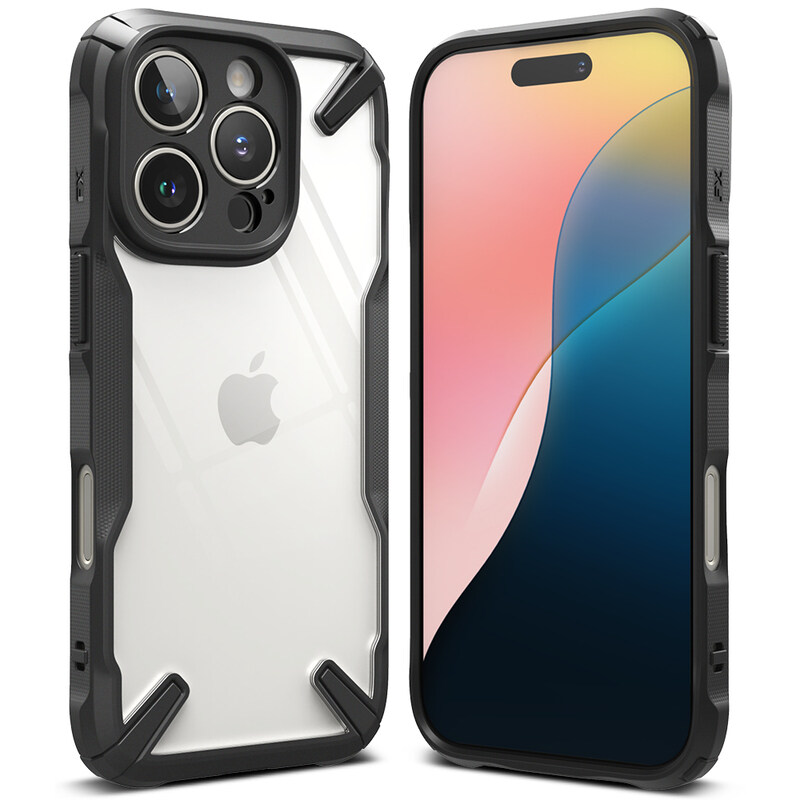 

Ringke - iPhone 16 Pro Max Case Cover , Fusion X Series , Black