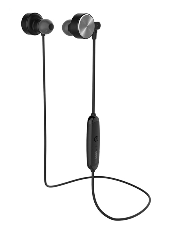 CRDC EP-B21 Wireless Bluetooth In-Ear Noise Cancelling Sport Headphones with Mic, Black