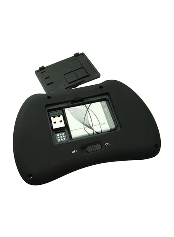 H9 Wireless Touchpad Mini Backlight English Keyboard, Black