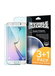 Rearth Ringke Samsung Galaxy S6 Edge Invisible Defender HD Clarity Mobile Phone Screen Guard Pack of 4 Set, Clear