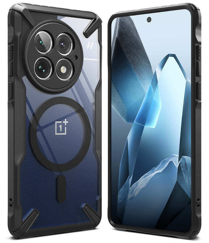 

Ringke Fusion-X Magnetic Cover Compatible with OnePlus 13 Case Cover, Strong Magnet Anti-Fingerprint Rugged Shockproof Protective Phone Cover - Black