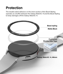 Ringke Bezel Styling Case for Samsung Galaxy Watch 5/4 44mm, Black