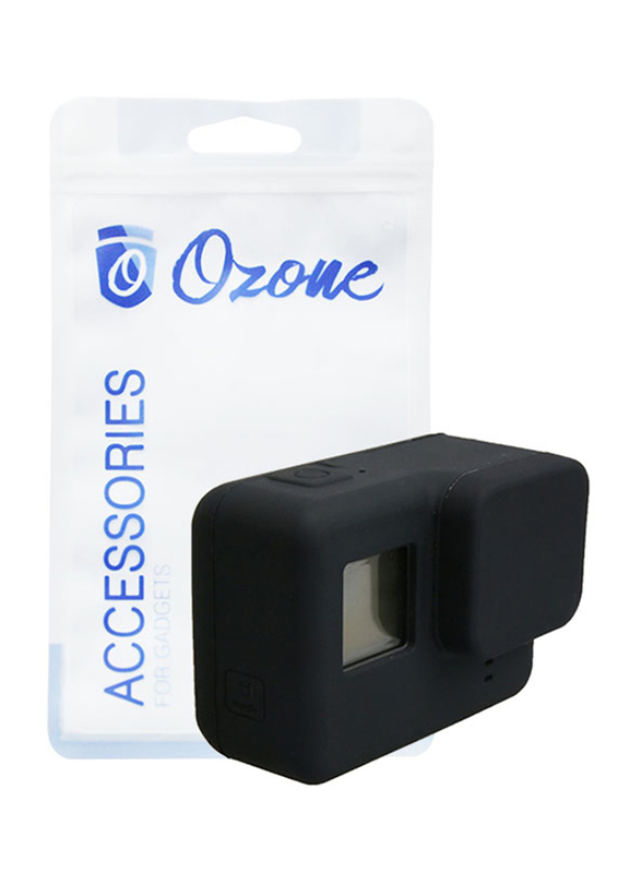 Ozone GoPro Hero 5 Protective Soft Silicone Case with Lens Cap Cover, Black