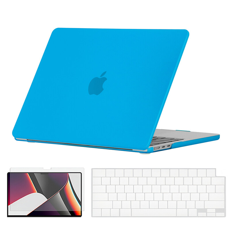 

O Ozone - Rubberized Matte Case MacBook Pro 14 inch (A2442, A2779, A2918, A2992) 2021 (A3112, A3185, A3401) M4 2024 with Keyboard Cover & Screen Prote