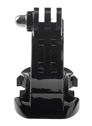 GoPro Hero 5/4/3/SJCAM Series 2 x J-Hook Buckle Vertical Surface Mount Adapter, Black