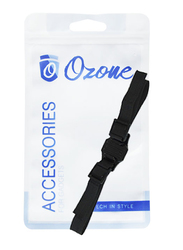 Ozone GoPro Hero 7/6/4/5/SJCAM/Yi Camera Accessories Helmet Mount Elastic Band Strap, Black