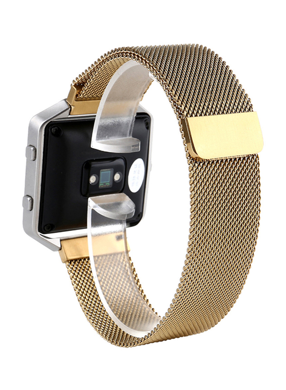 Milanese Loop Fitbit Blaze Smart Fitness Watch Stailess Steel Band, Gold