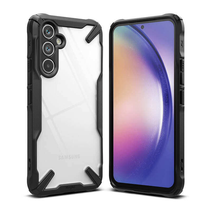 

Ringke Fusion X Compatible with Samsung Galaxy A54 5G Case, Transparent Hard Back Soft Flexible TPU Bumper Scratch Resistant Shockproof Protection Pho