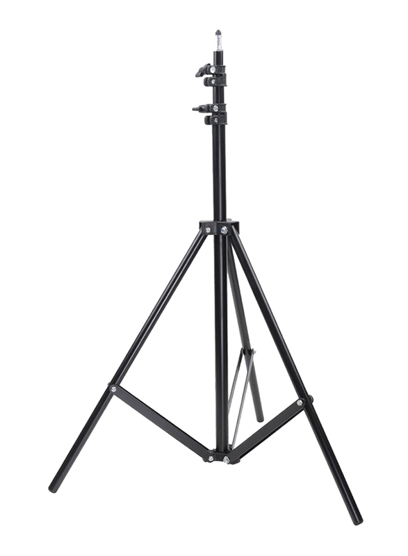 Professional Photo Photography Studio 2m/7ft Stodio Light Stand Tripod Set, 2 Pieces, Black