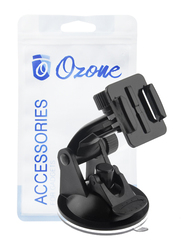 Ozone GoPro Hero 7/6/4/5 SJCAM Yi Action Camera Accessories Suction Windshield Mount, Black