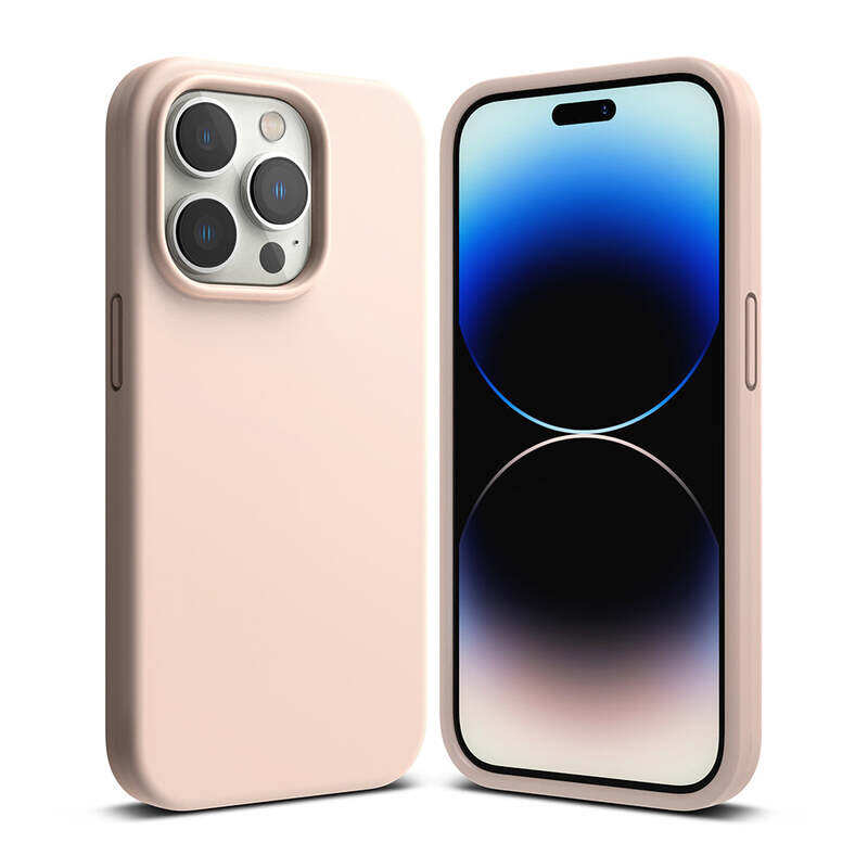 

Ringke Silicone Case Compatible with iPhone 14 Pro Max 6.7", Lightweight Flexible Scratch Resistant Soft Microfiber Full Body Protective Phone Cover
